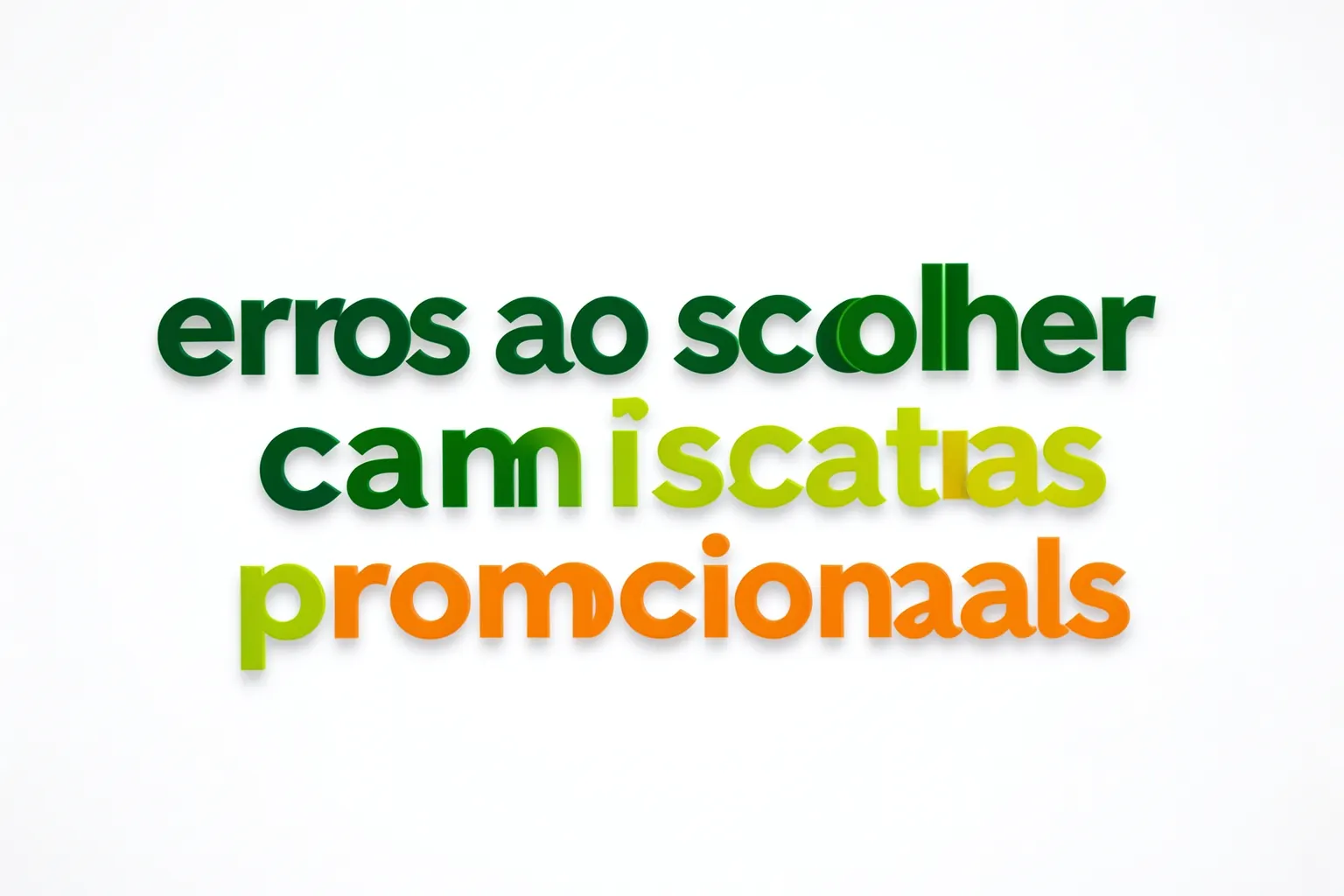 Título do artigo sobre erros ao escolher camisetas promocionais